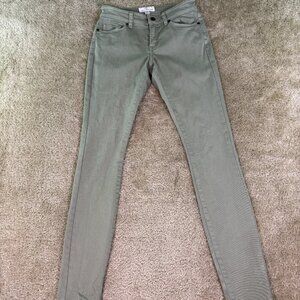 Southern Tide Skinny Jeans Women's Size 24 Olive Low Rise Denim 26x29 E600